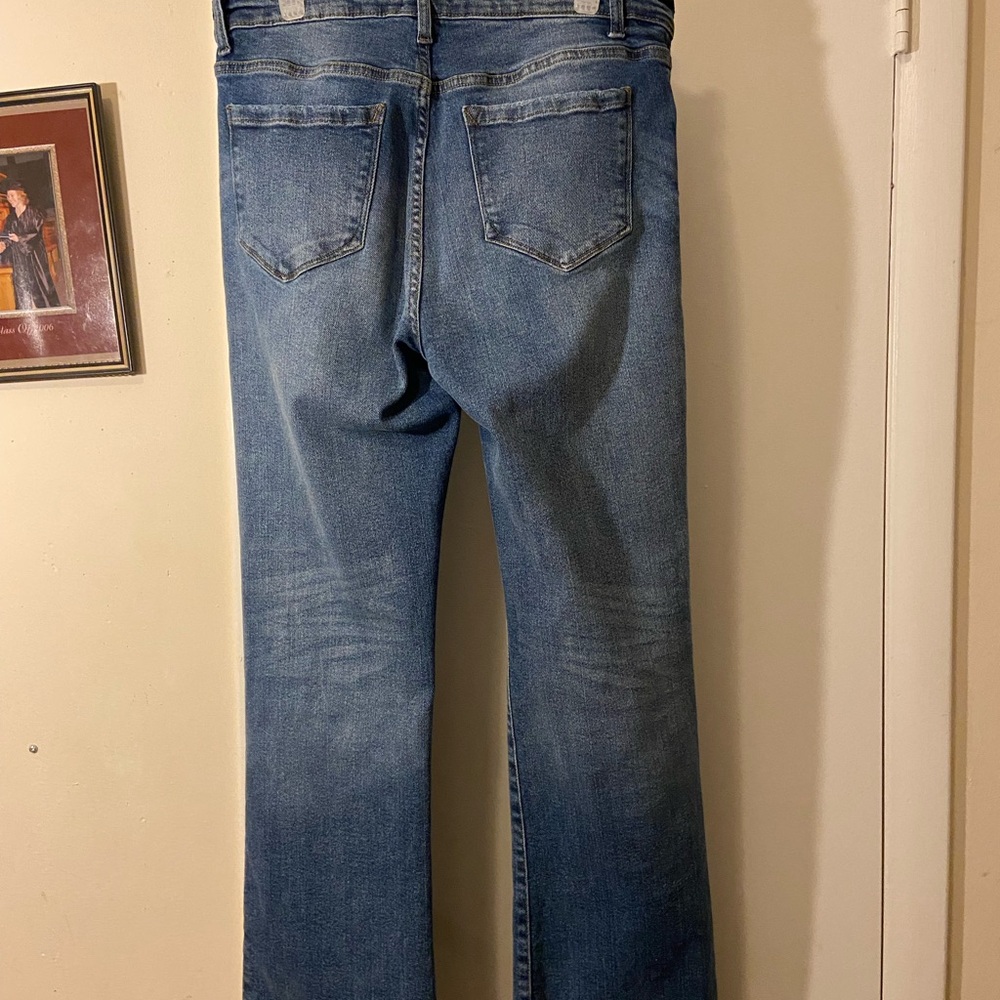 Kensie Women's Blue Boot Cut Jeans - Picture 2 of 2
